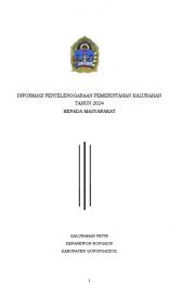 INFORMASI PENYELENGGARAAN PEMERINTAHAN TAHUN 2024